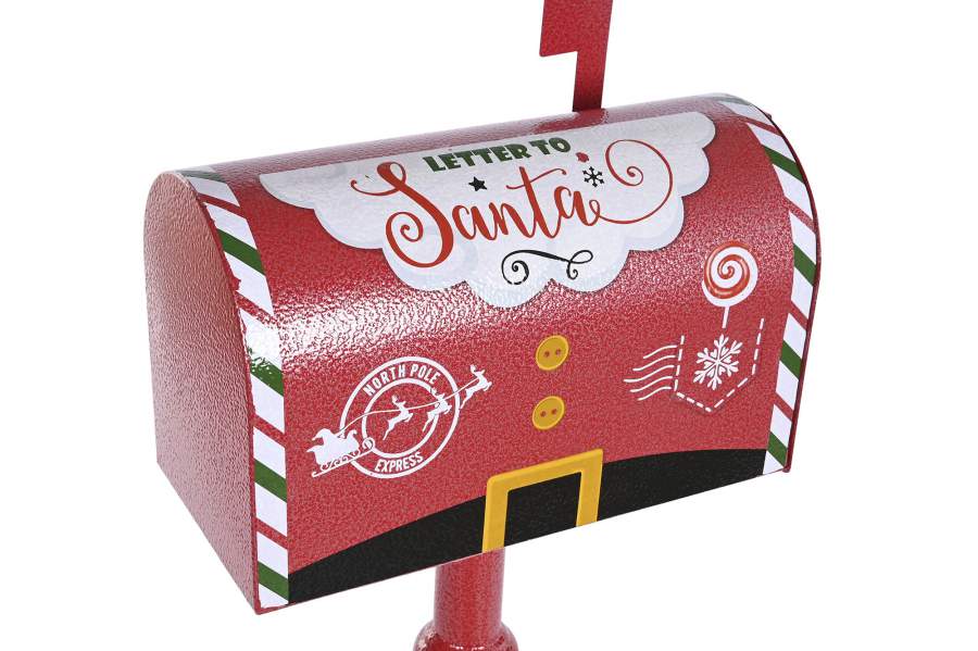 BUZON METAL ROJO 33X18X100.5 206936 2