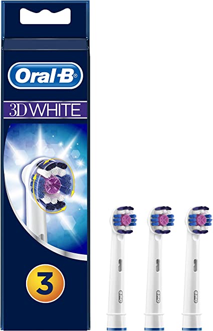 CABEZAL CEPILLO 3D WHITE PRO (4PZ)