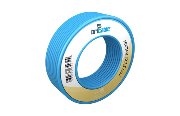 CABLE UNIPOLAR FLEXIBLE 1 10MT AZUL