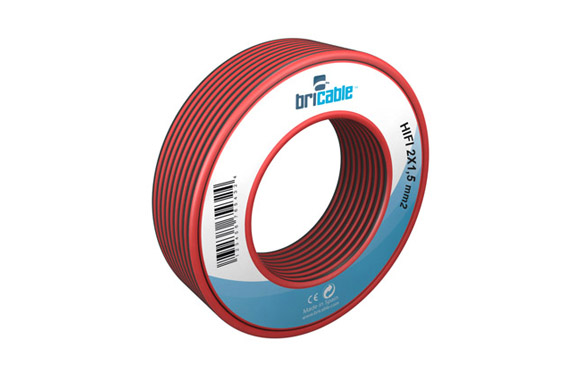 CABLE PARALELO AUDIO 2 X 025MT ROJO/NEGR