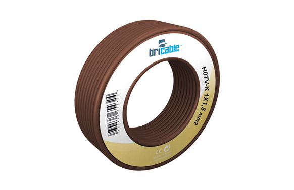 CABLE UNIPOLAR FLEXIBLE 1 5MT MARRON