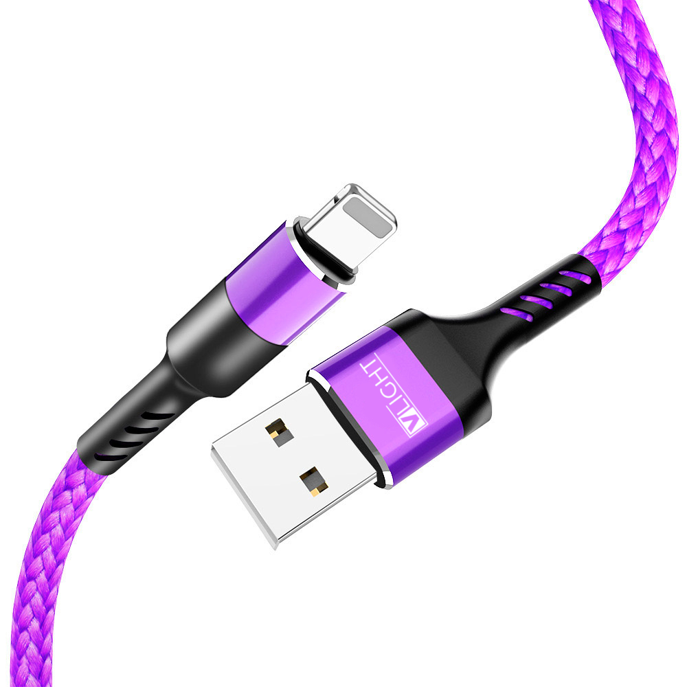 CABLE USB iPHONE COLOR     2 MTS T-1003