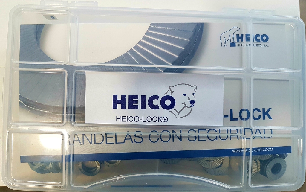 CAJA SURTIDA HEICO-LOCK N§1 ARANDELAS 2