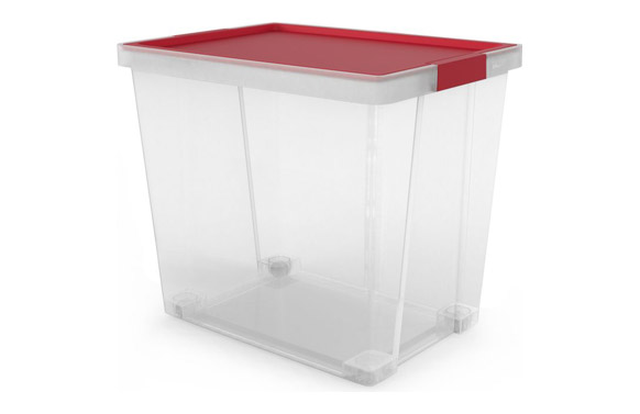 CAJA MULTIUSOS NEW ROJO   60 L