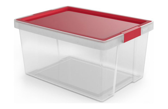 CAJA MULTIUSOS NEW ROJO   35 L