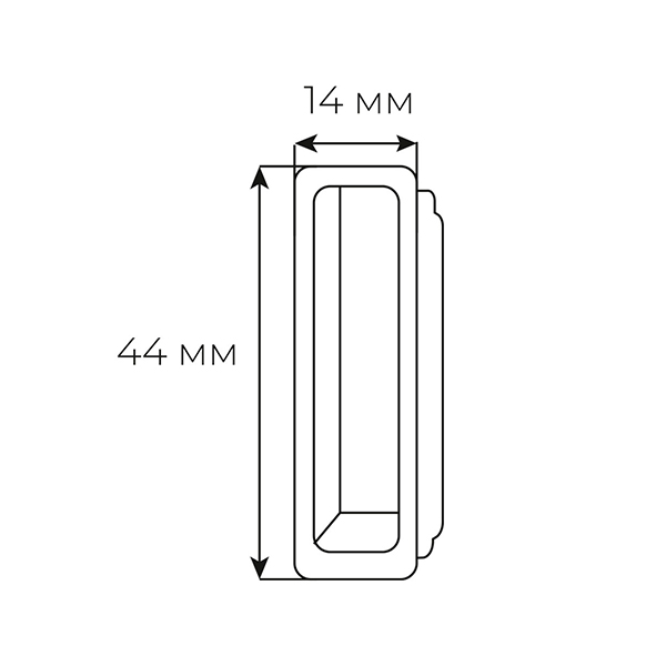 CAJA REG. MAGNETICO NEGRO B024029493 2