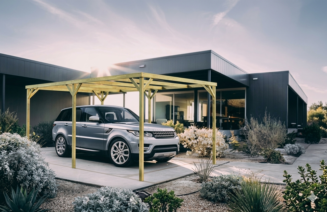 CARPORT PERGOLA LLEIDA    510 X 300 CM