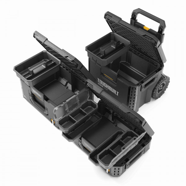 CARRO STACKTECH 3PC TROLLEY TOOL BOX SET 2