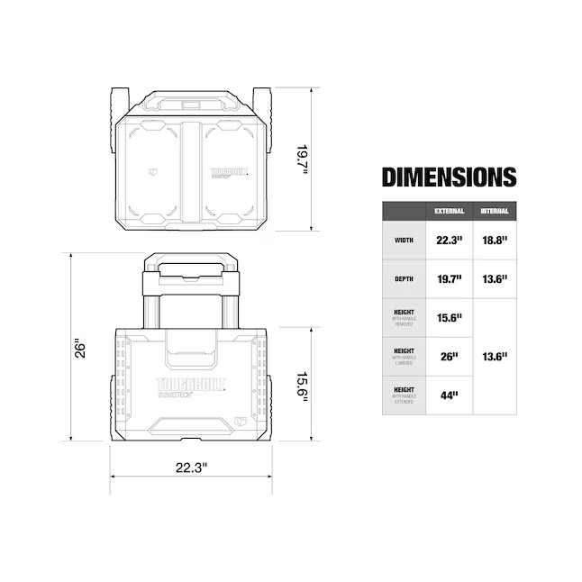 CARRO STACKTECH ROLLING TOOL BOX 4