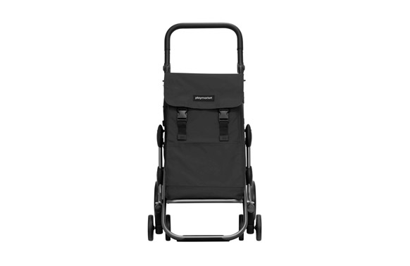 CARRO COMPRA 4 RUEDAS GIR.NEGRO