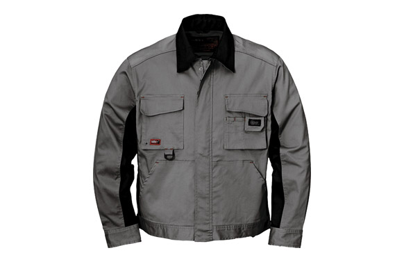 CAZADORA ALGODON STRETCH  GRIS T.M