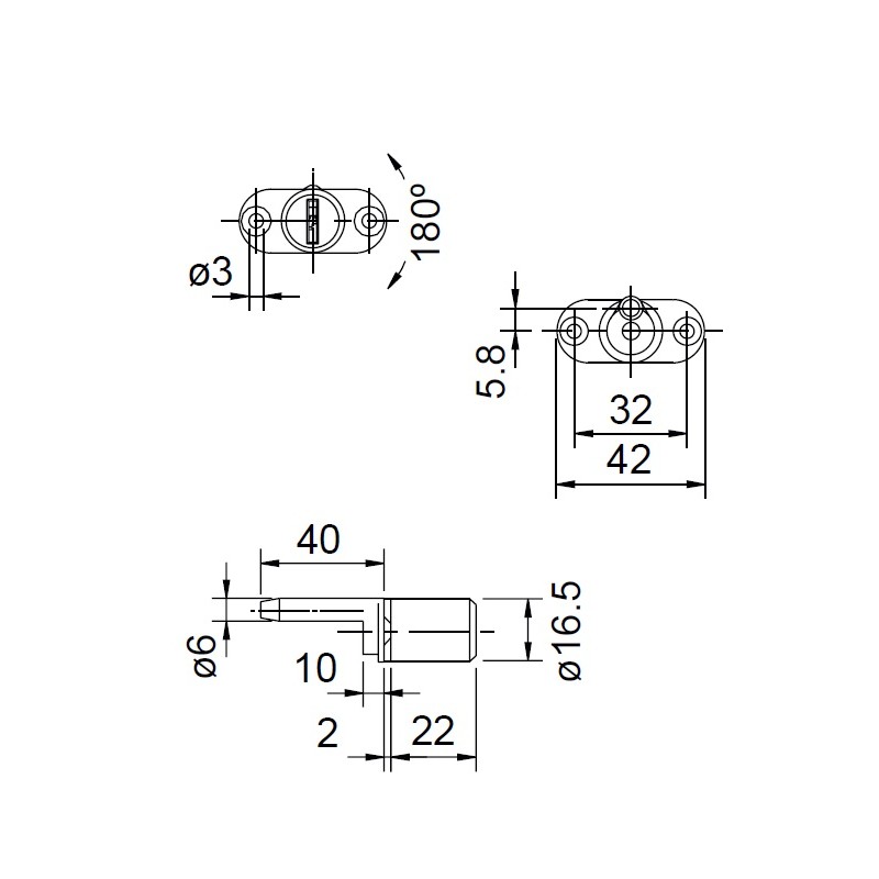 CERRADURA 2018.162 NI +GUIA+TOPE+REGLETA 3