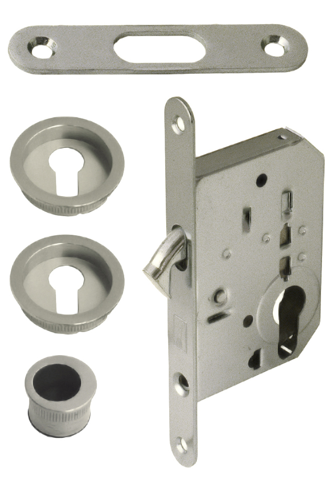CERRADURA SCIVOLA 50050004 C/BOMB.NIQUEL