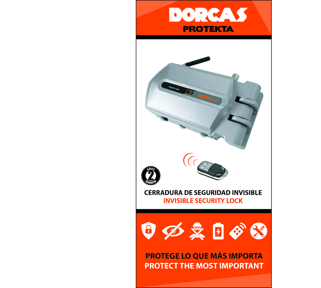 CERRADURA DORCAS PROTEKTA PLATA DPRO 2