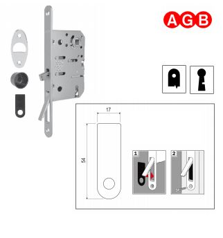 CERRADURA SCIVOLA RED.B08961.50.NEGRO 1