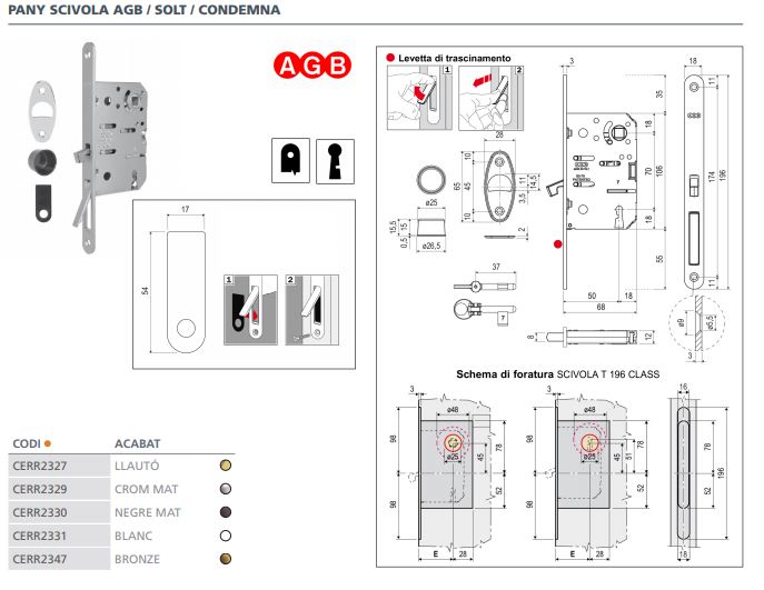 CERRADURA SCIVOLA RED.B08961.50.BRONZE 3