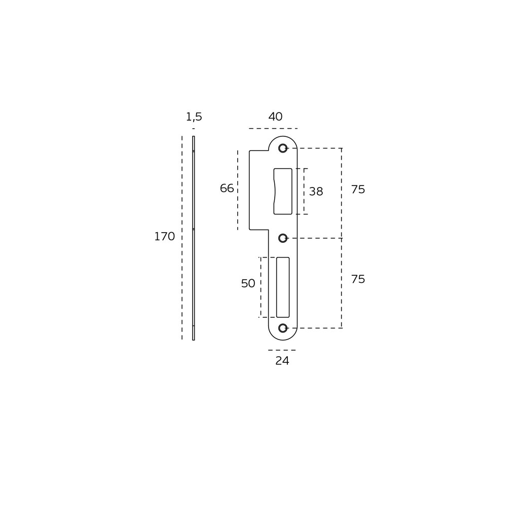CERRADURA P/BOMBILL 60MM IN20975 SATINAD 4