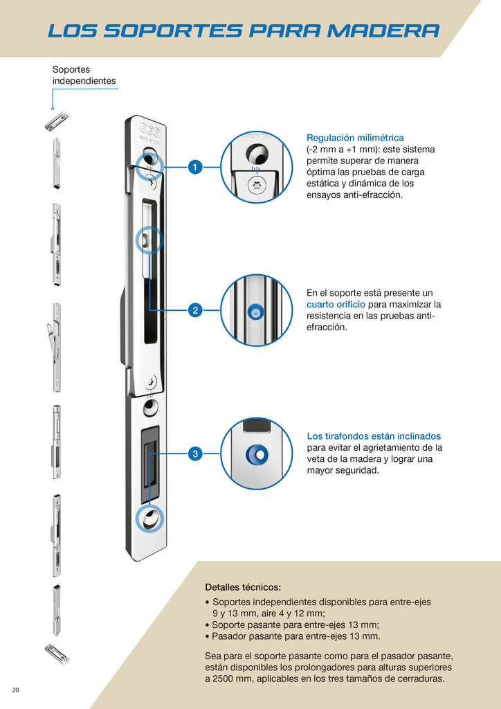 CERRADURA SENTINEL M3 F16 E55 1800-2100 3