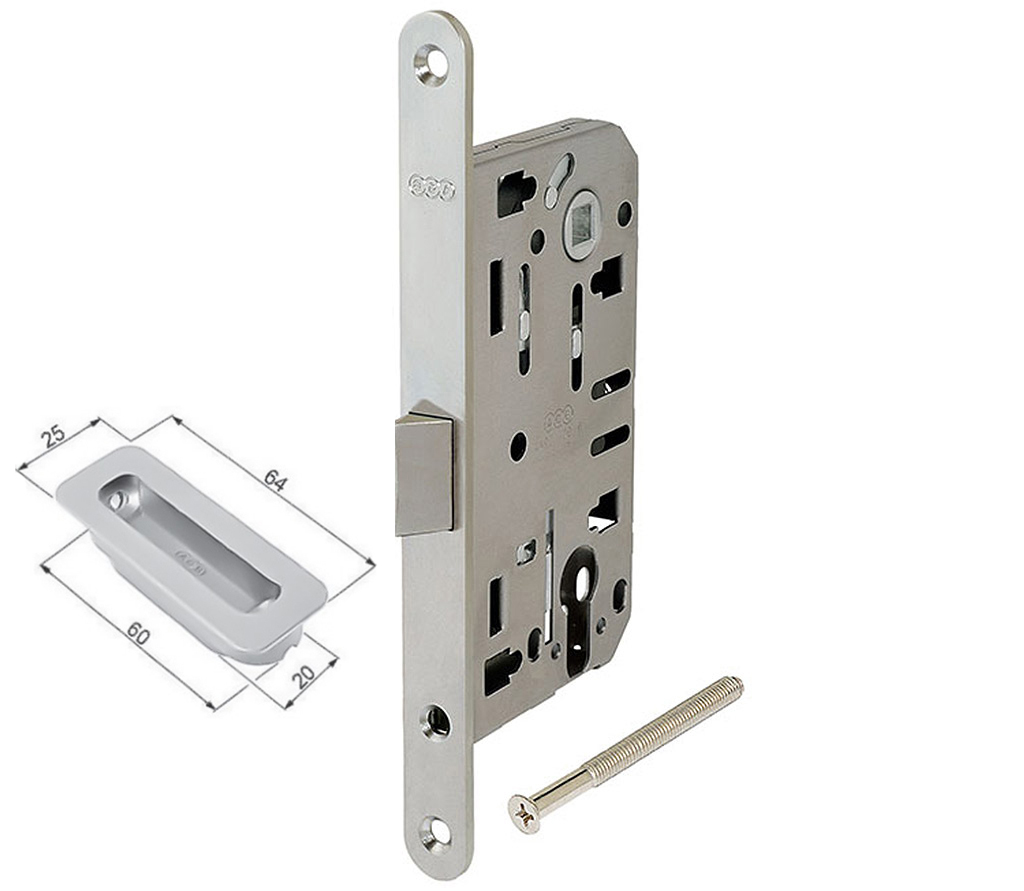 CERRADURA EVOLUTION E50 P/CIL F18 CR.MAT