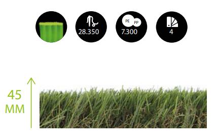 CESPED ARTIFICIAL DUBLIN 45MM 2 X 20M. 2