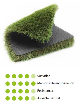 CESPED ARTIFICIAL PARIS 45MM 2 X 25M