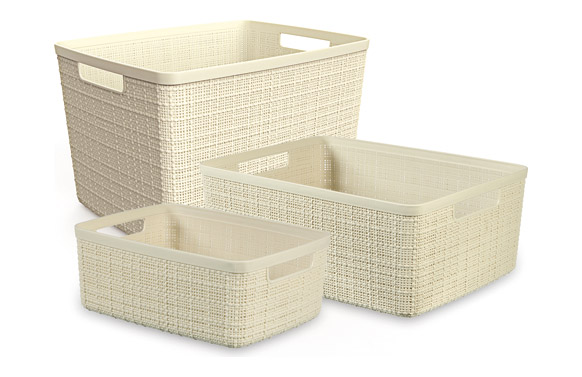 CESTA CUADRADA JUTE 17L   BLANCO ROTO 28