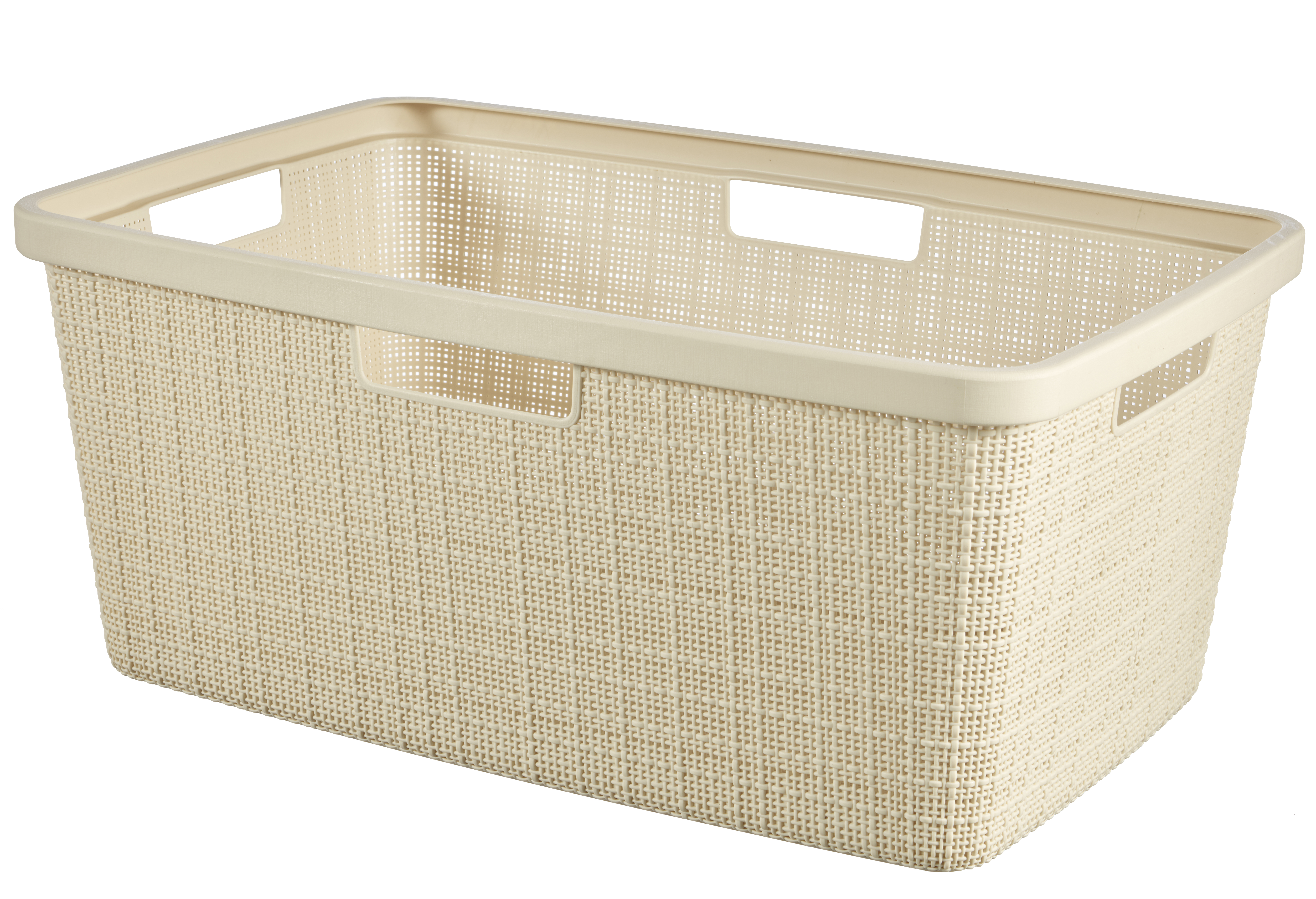 CESTA JUTE 46L            BLANCO ROTO 59