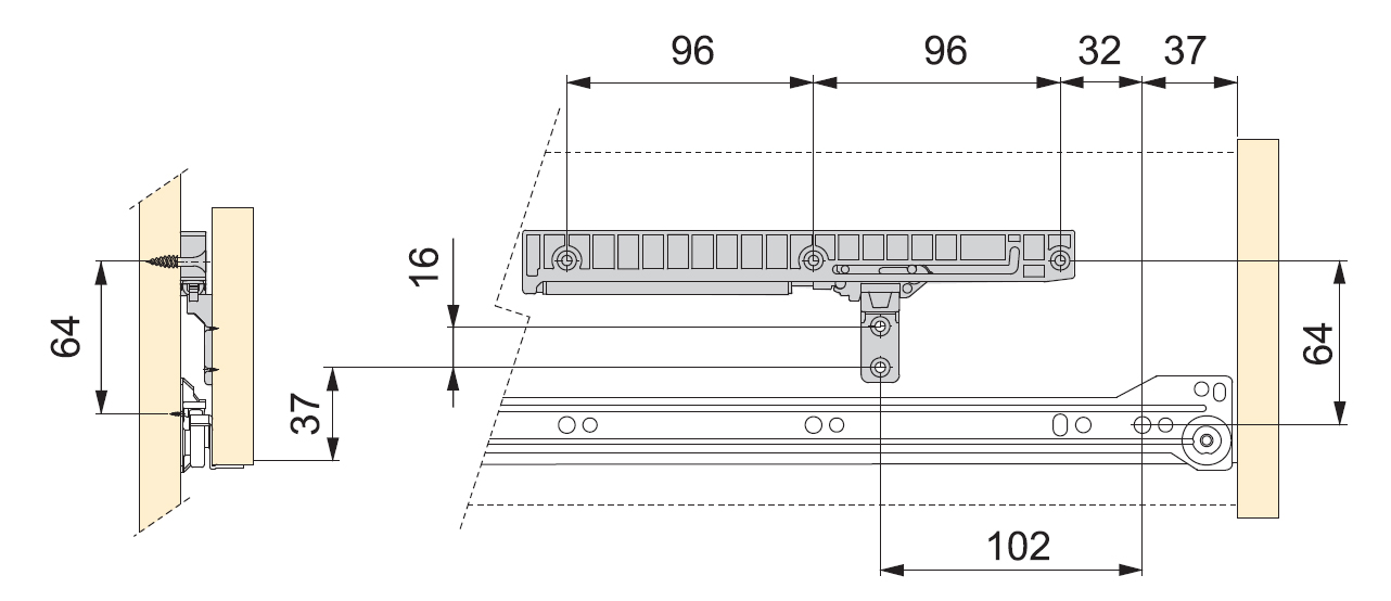 CIERRE FRENO GUIA350-800 3155021+4005815 4