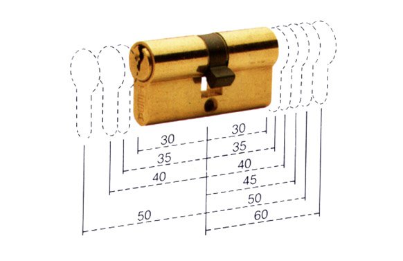 CILINDRO TESA (LLAV.IGUAL)  5030/30/40N