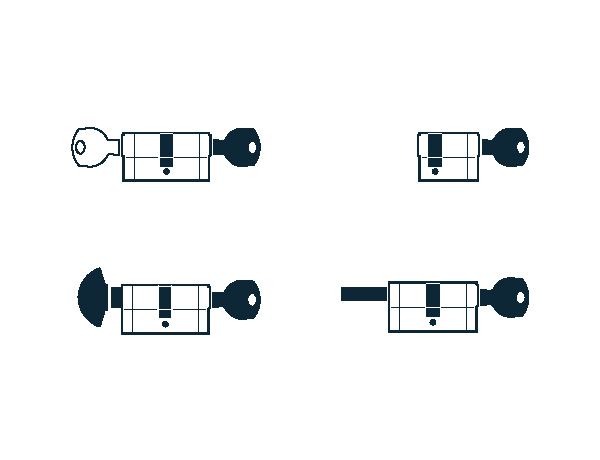 CILINDRO GENIO (EMBRA) 80MM(40-40)NIQUEL 5