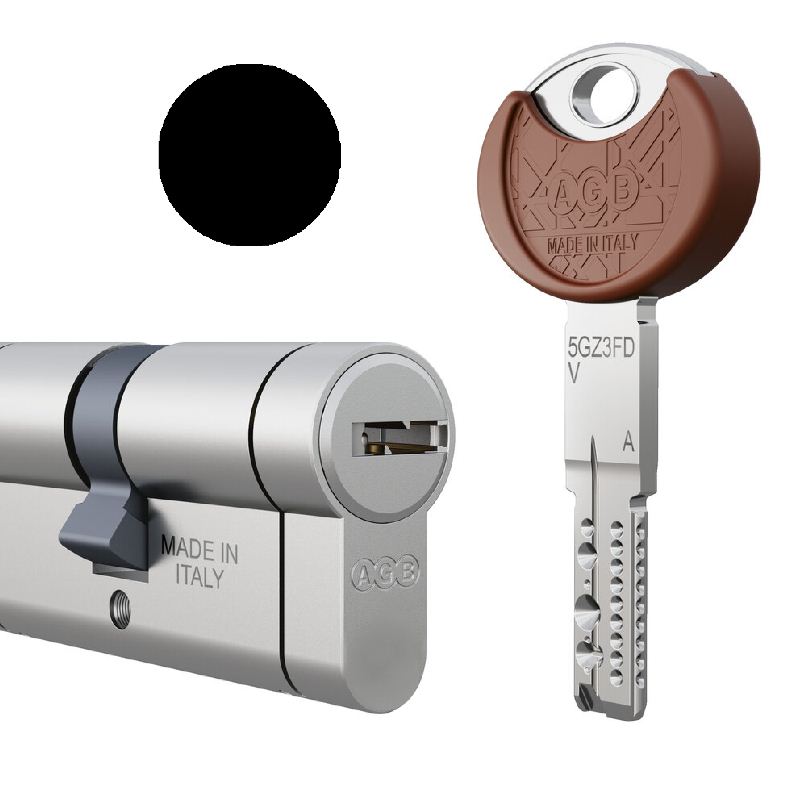 CILINDRO GENIO (EMBRA) 80MM(40-40)NEGRO