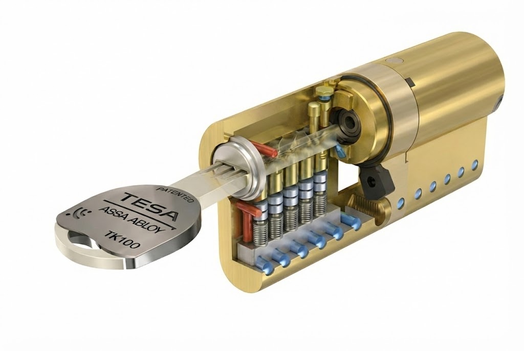 CILINDRO TK100 LEVA LARGA,30-50 LATON, 5