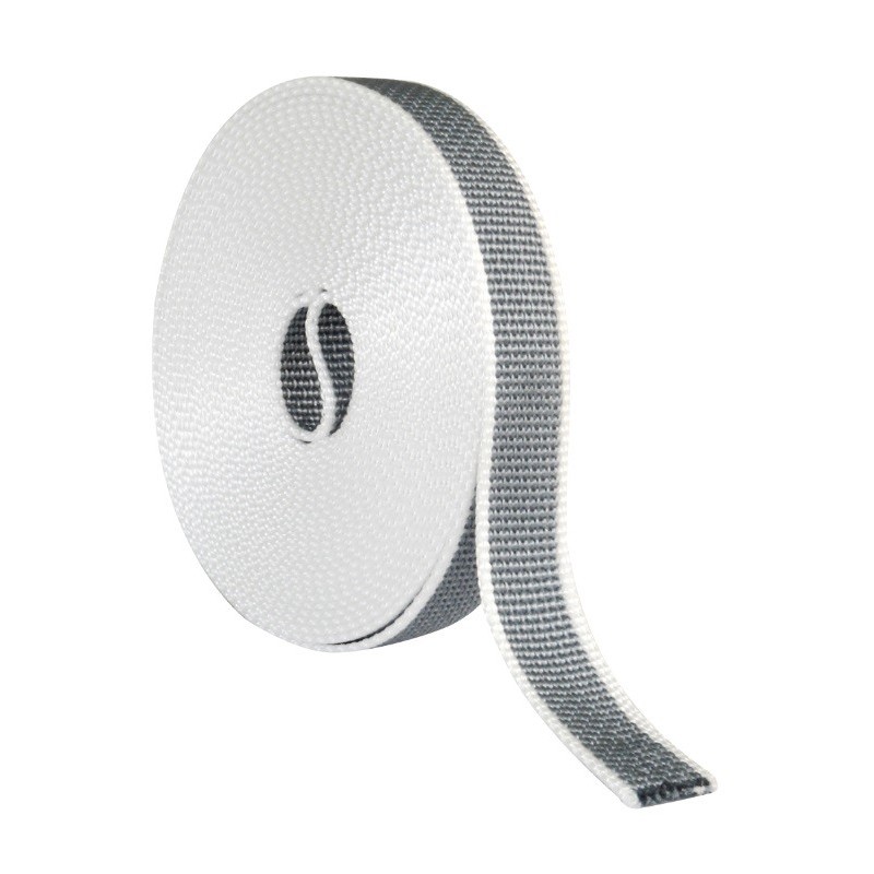 CINTA PERSIANA GRIS C/BLANCO 22MM (6MTS)