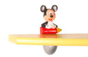 CLIP MICKEY BLISTER BOPE    ROJO