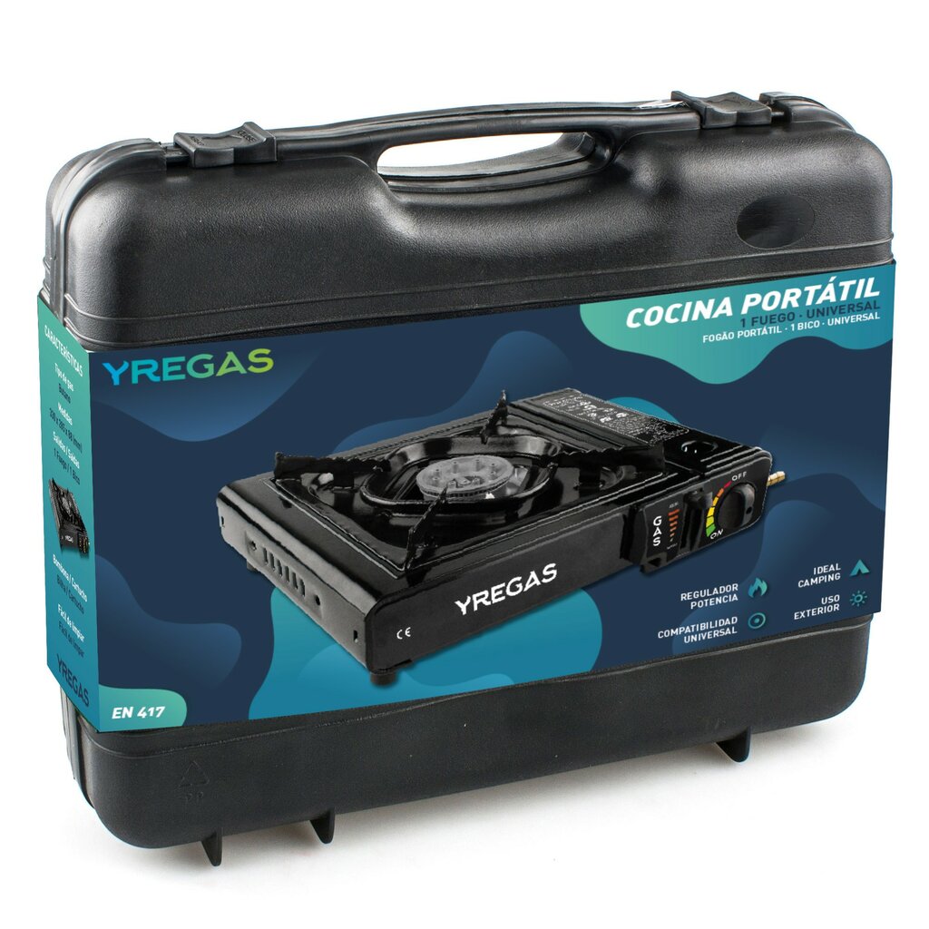 COCINA A GAS PORTATIL YREGAS UNIVERSAL 2