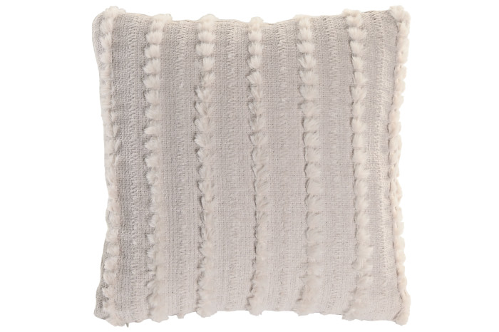 COJIN POLIESTER 45X45 420G.CHENILLA BEIG