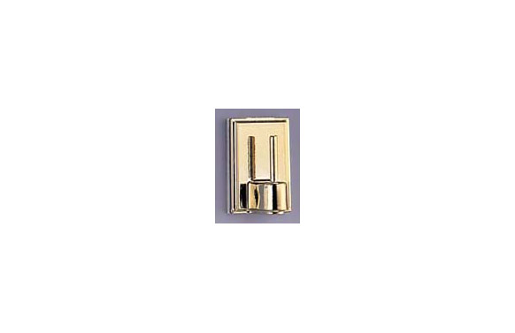 COLGADOR ADHESIVO DORADO  4 UDS