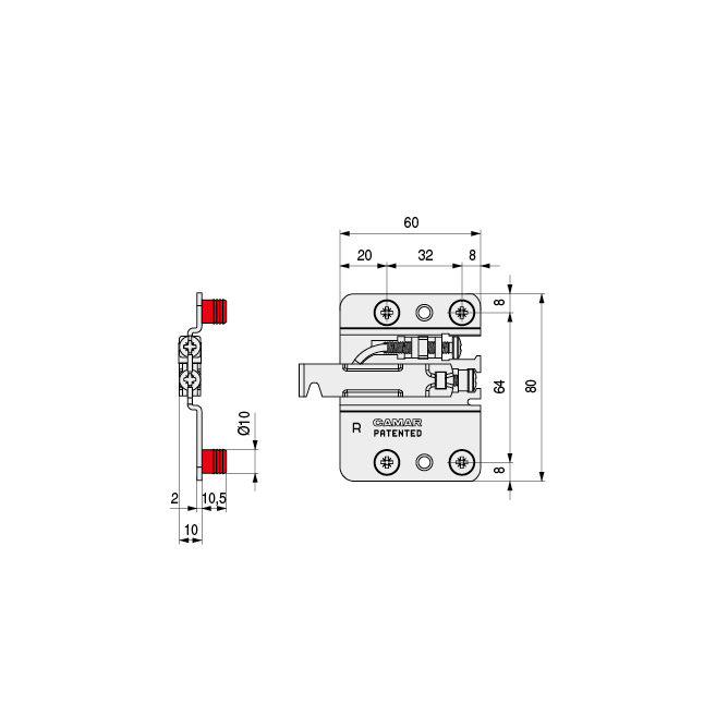 COLGADOR MUEB.SUSPENDIDO (JGO) 4