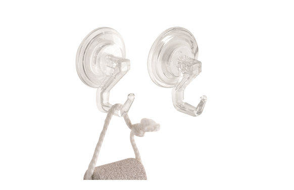 COLGADOR 2 GANCHOS TRANSPACON VENTOSAS