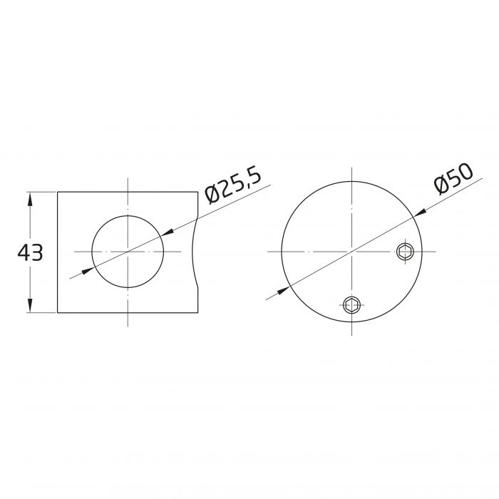 CONECTOR MOD.101 INOX     COD.10458 2