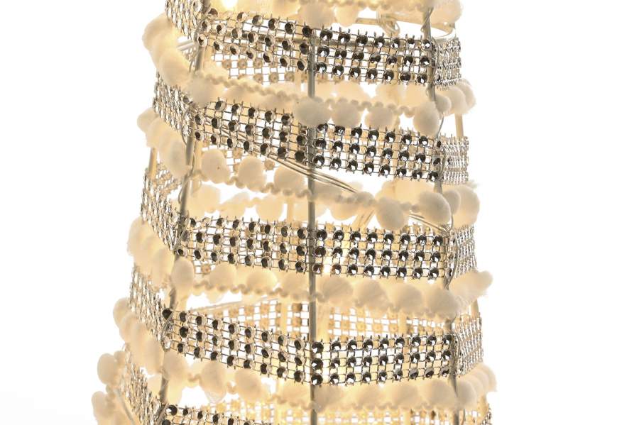 CONO SET 3 LED RATAN BLANCO 206927 3