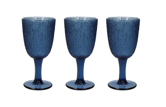 COPA VIDRIO COLOR DAVOR SEAZUL