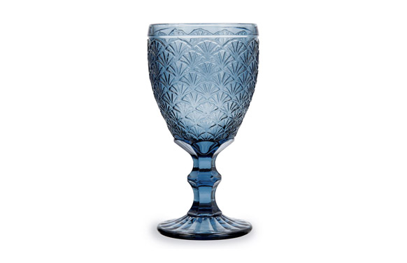 COPA GRABADA RUSTICA      30 CL AZUL