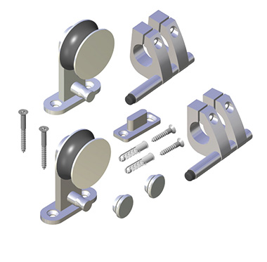 CORREDERA KIT SAHECO SF-I 120 MADERA  2M