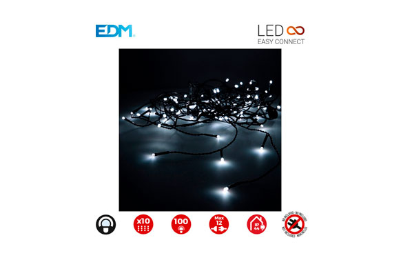 CORTINA LED  EASY-CONNECT 2X1M-BLANCO FR
