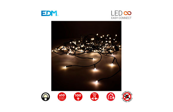 CORTINA LED  EASY-CONNECT 2X1M-BLANCO CA