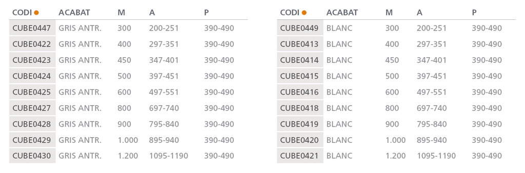 CUBERTERO UNIVERSAL GRIS A.M-300 4