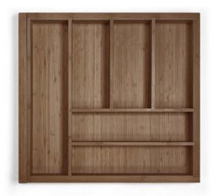 CUBERTERO BAMBU NOGAL EXT.600-900 MADERA