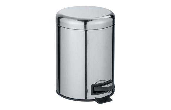 CUBO BA¥O CON PEDAL INOX B5 L