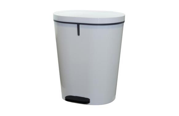 CUBO PEDAL OVAL           25 L BLANCO
